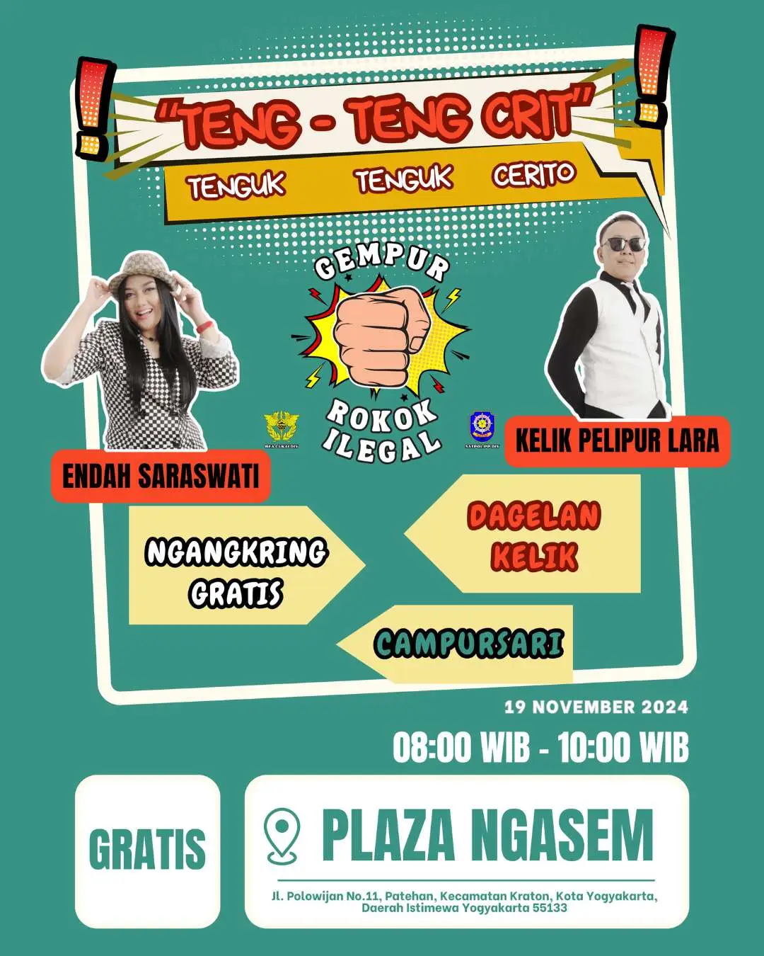 poster event teng teng crit kr pro yogyakarta