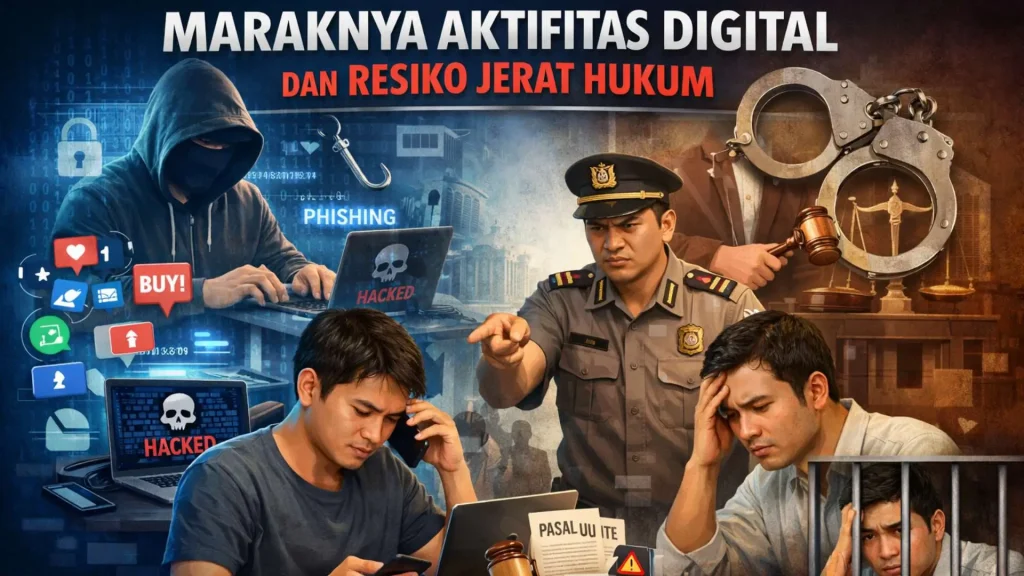 maraknya aktifitas digital dan resiko jerat hukum krpro